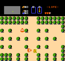 Legend of Zelda, The (Europe) In game screenshot